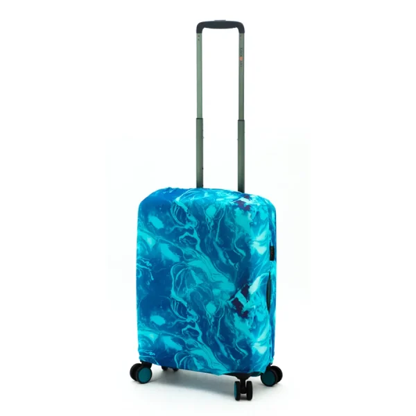 Чехол для чемоданов EBH687-S Turquoise Marble S (до 60 см)